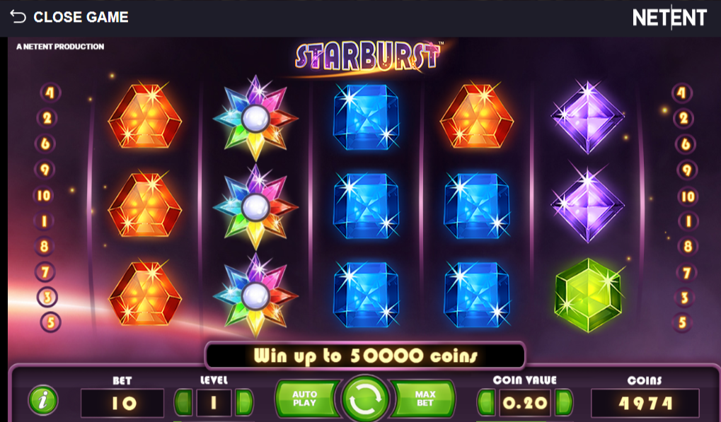 Starburst slot play